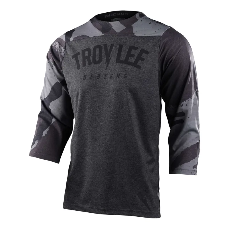 Troy Lee Designs Ruckus Camber Camo Jersey in Black Heather
